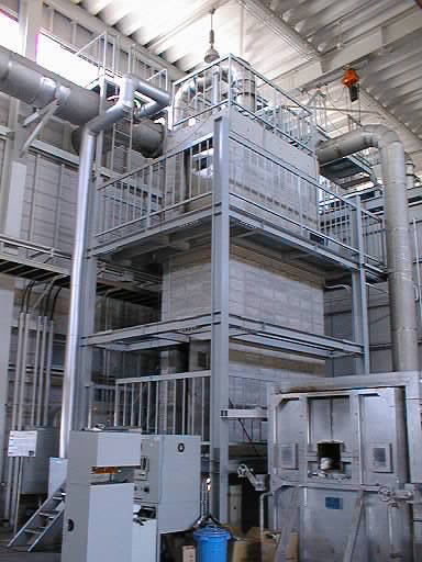 Riser cable fire testing facility